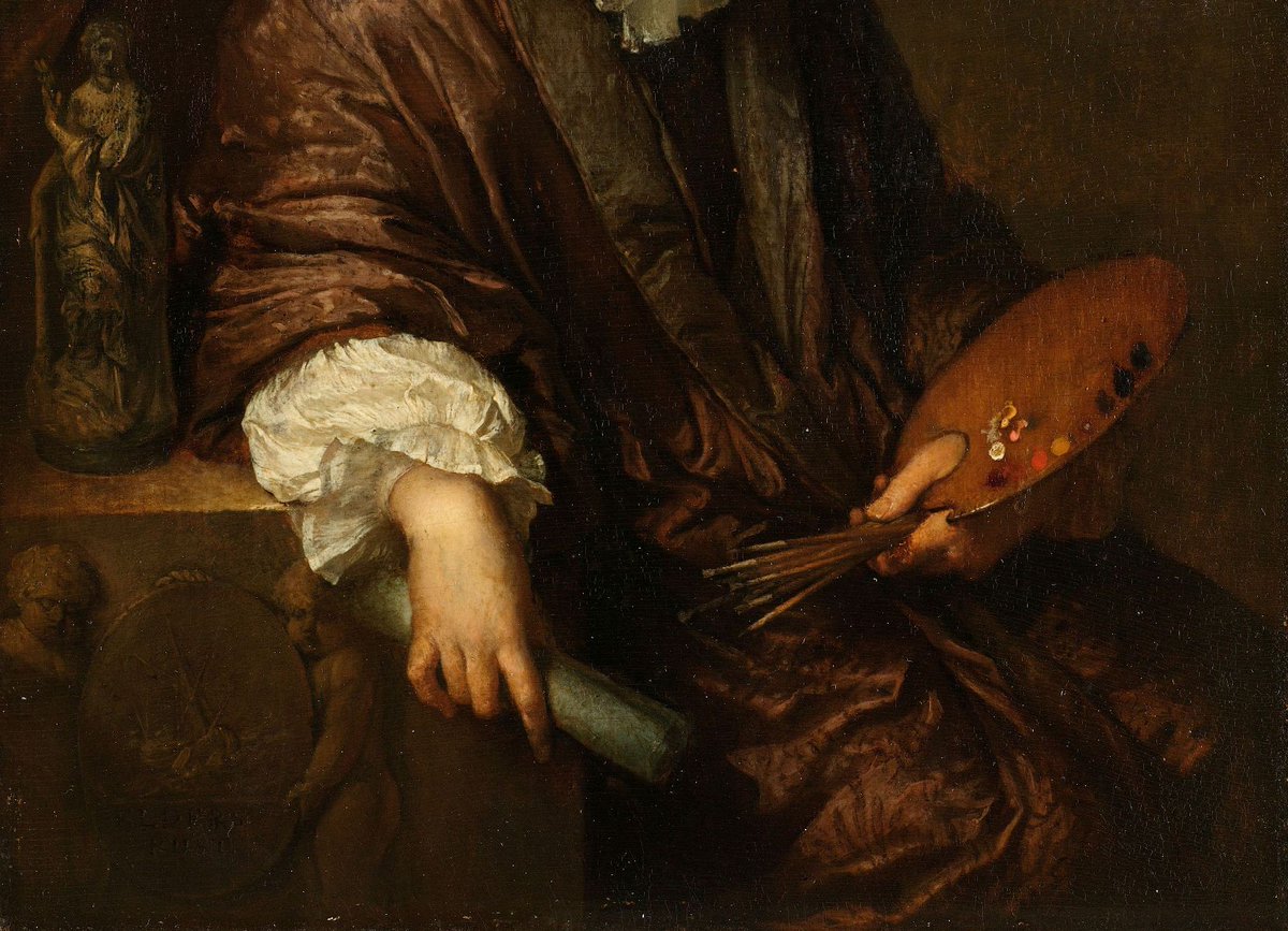 OldPortraiture's tweet photo. Died #OnThisDay in 1684: Dutch painter #CasparNetscher (1639-84)
Self-portrait, 1660-84
#Netscher #DutchBaroque https://t.co/4R9vjjPXix