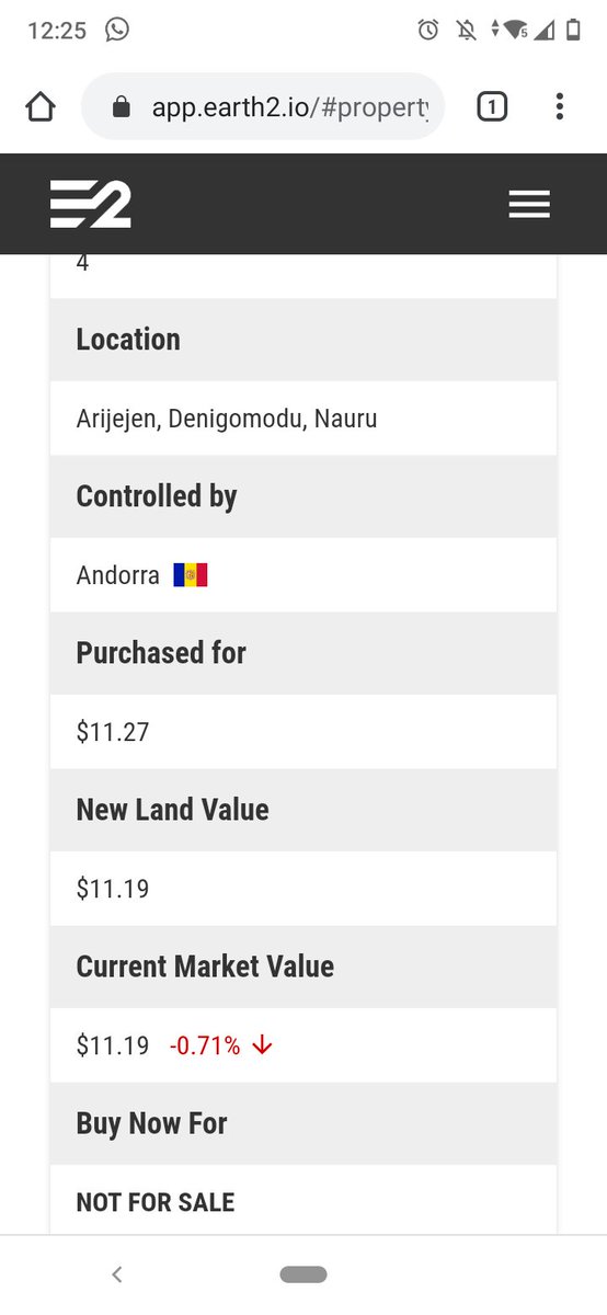 Earth2LI's tweet image. There are territories losing value. Be careful!
#Earth2 #earth2io