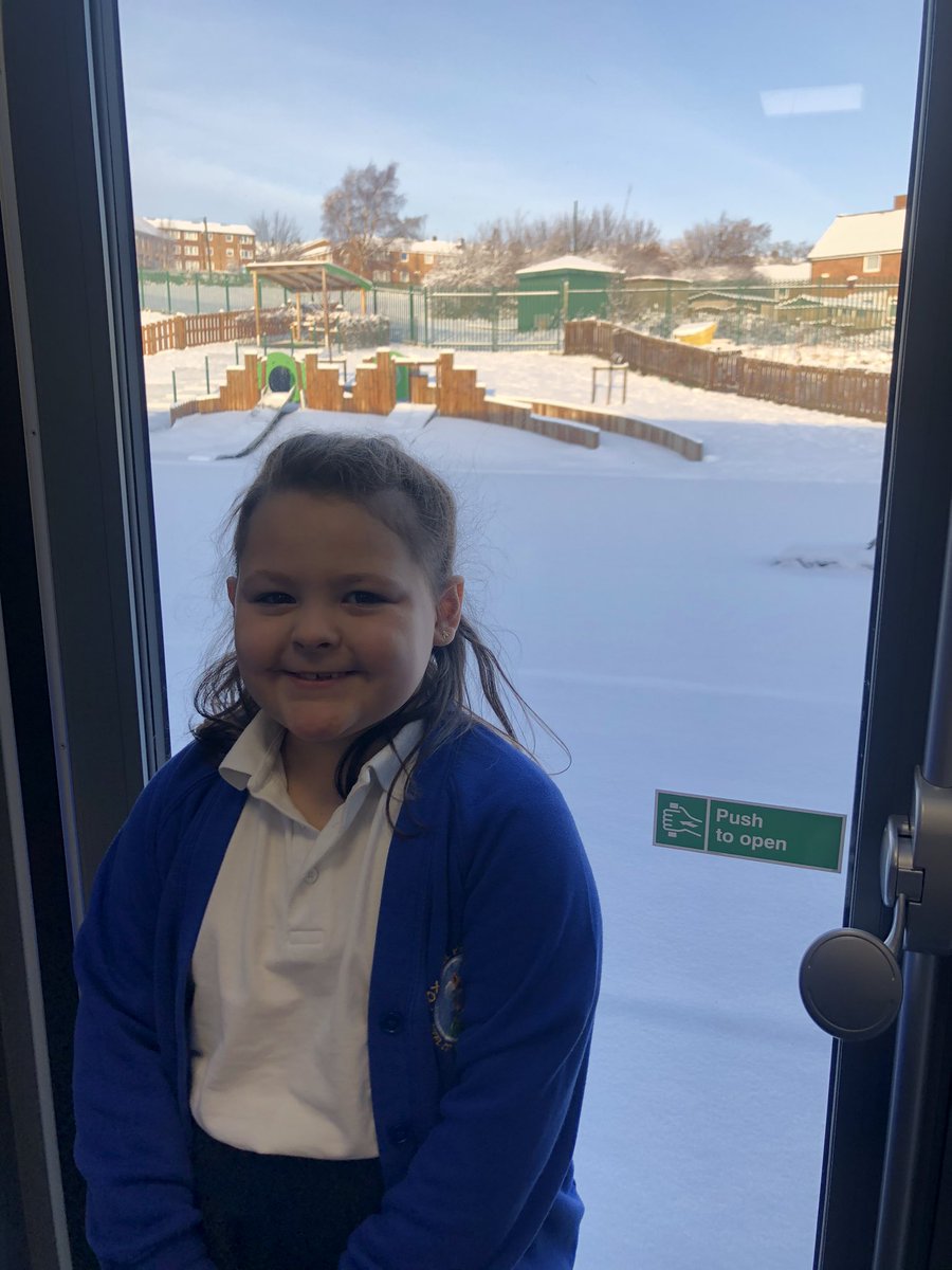 Here is Bella showing you our snowy playground ❄️ <a href="/FoxHillLearning/">Fox Hill Learning</a>