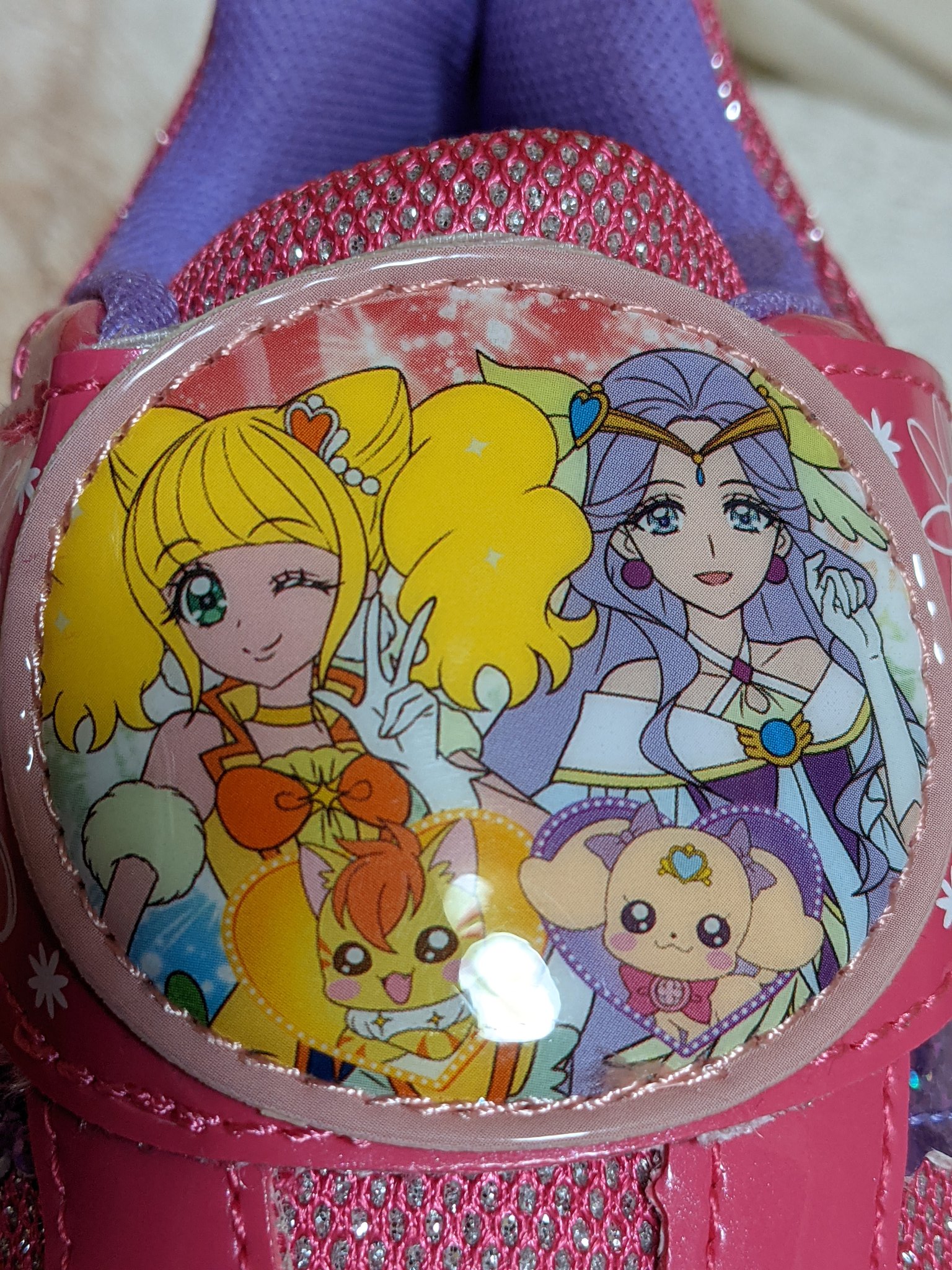 みさき 今日の戦利品 ヒーリングっどプリキュア靴 西松屋でプリキュア靴が安くなっているとの情報があったので買ってしました 999円 あれ もうちょい安いんじゃなかったか まぁいいか アースやヒーリングアニマルもいてかわいいし