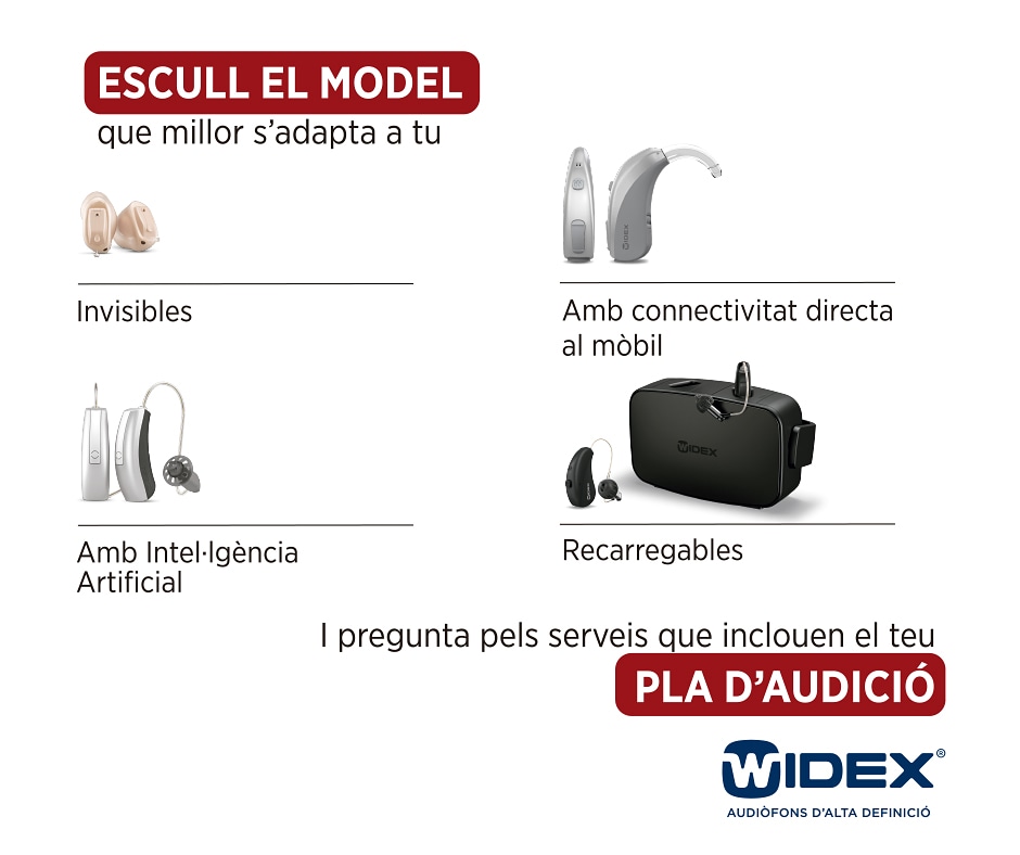 Sio_Optics's tweet photo. Pràcticament invisibles, amb connectivitat directa perquè puguis escoltar directament en l'audiòfon l'àudio del mòbil, amb intel·ligència artificial i recarregables. Així són els audiòfons que adaptem en el nostre Centre Oficial Widex. 👋👋👋
#siooptics  #widex #comerçdelvendrell https://t.co/jVYN44sNGX
