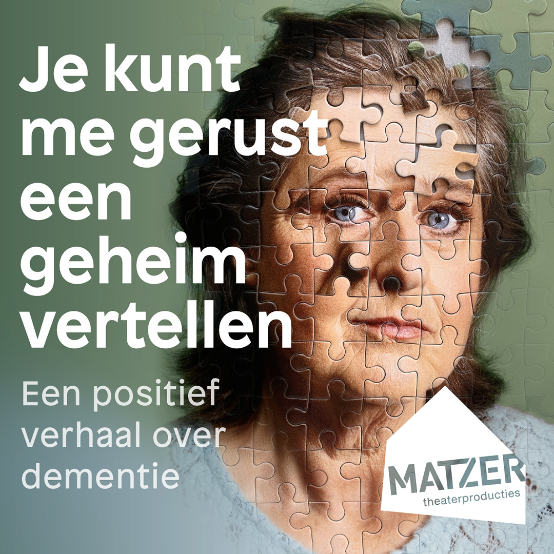 'GEHEIM' UITGESTELD
We zagen het natuurlijk al aankomen. Maar helaas zijn,  ivm de coronamaatregelen, in ieder geval het premièreweekend en de eerste speelbeurten van 'Je kunt me gerust een geheim vertellen' uitgesteld tot een nader te bepalen tijdstip.

Hopelijk tot snel!