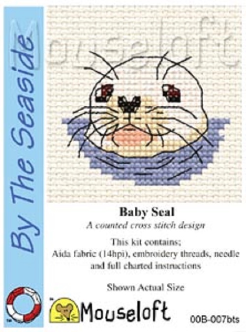 CharmelLtd's tweet photo. Shop online with @CharmelLtd - Mouseloft Stitchlets 'By the Seaside - Baby Seal' Cross Stitch Kit https://t.co/9x6wnte4cH 
Bargain auction listing ending soon - hurry to place a bid!*#crossstitch #craftkit #crossstitchkit #Mouseloft #Stitchlets #seal #sea #lockdown #elevenseshour https://t.co/QCmjOLxXaA