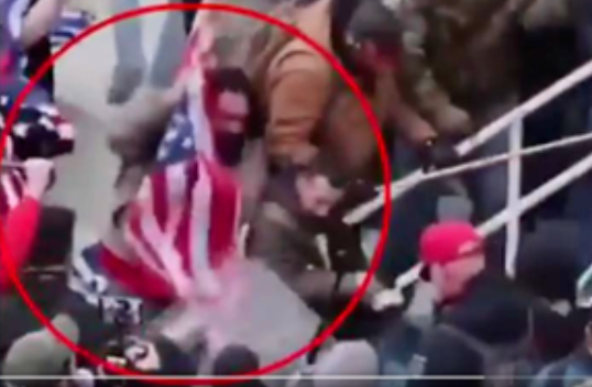 CAPITOL RIOT ARRESTS UPDATE:*Arkansas man is arrested and accused of beating police officer with flagpole bearing the American flag.*The suspect, Peter Francis Stager, said in video about the Capitol: "Everybody in there is a treasonous traitor.” https://katv.com/news/local/authorities-name-arkansas-man-as-pro-trump-rioter-who-beat-officer-with-flagpole