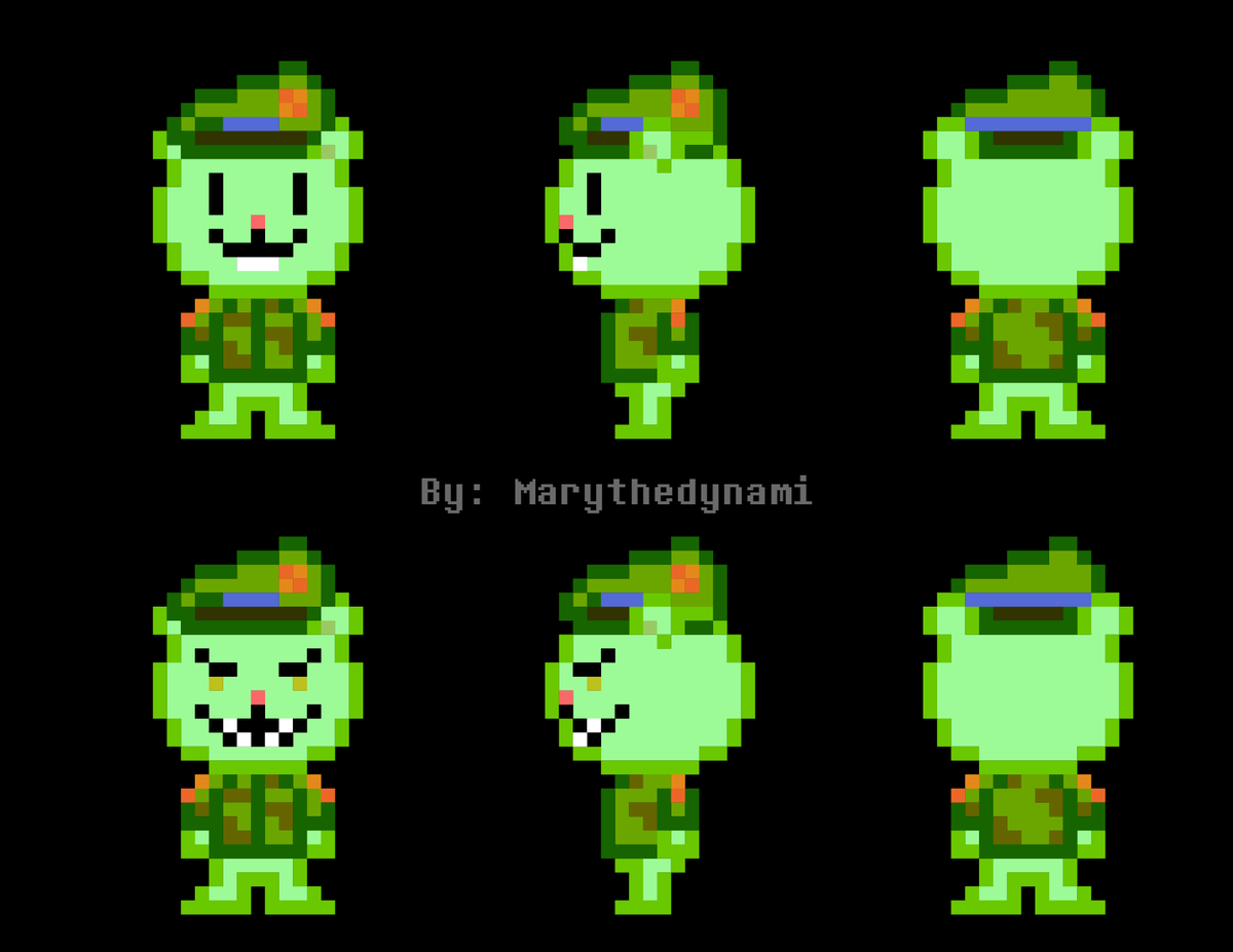 Happy Tree Friends Sprites! Undertale ( ' ' ) Software: Illustrator CC ...