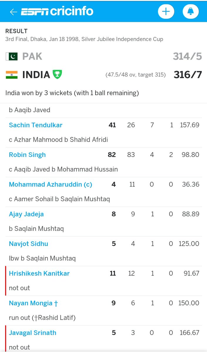 SKDAgriMan's tweet photo. Dhaka Independece Cup!

#Kanithkar the Hero 
#Dada100
#INDVsPAK https://t.co/R8qpqAe4pN