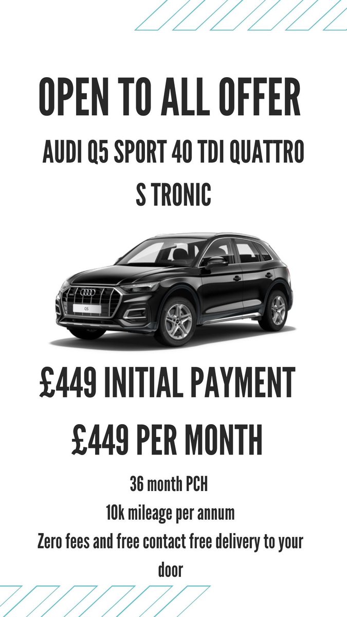 CarbonVIP's tweet image. Some incredible Audi specials available to all this month. See pictures for more info. All with zero fees and free delivery to your door (contact free)😎