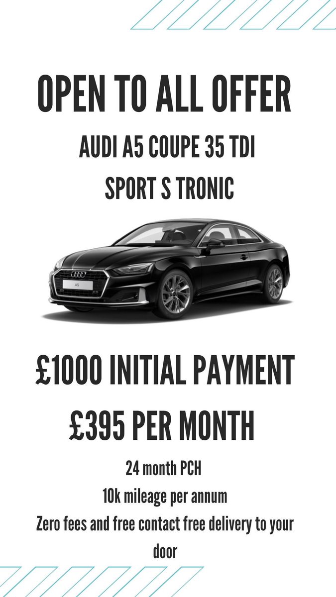 CarbonVIP's tweet image. Some incredible Audi specials available to all this month. See pictures for more info. All with zero fees and free delivery to your door (contact free)😎