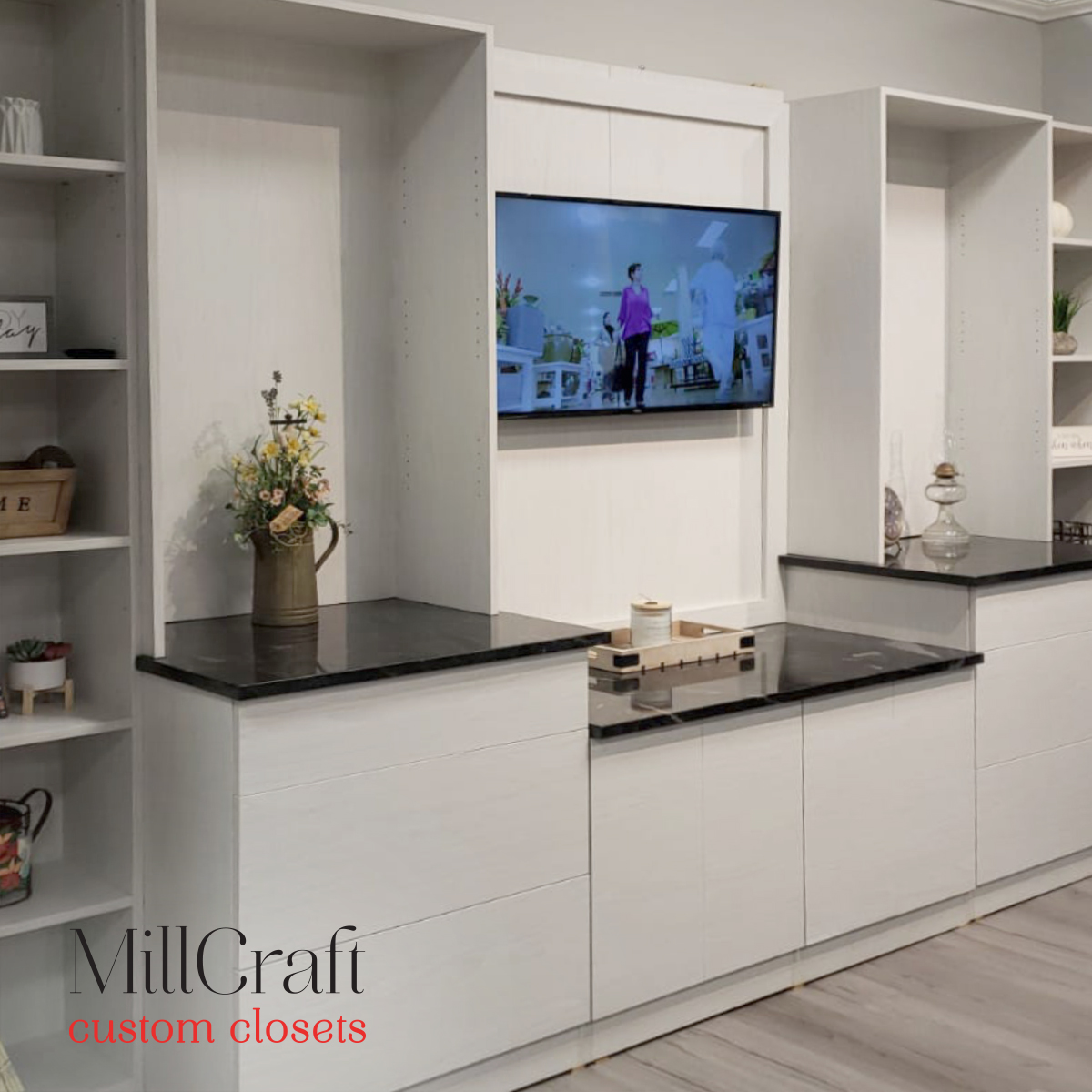 millcraftus's tweet photo. MillCraft Custom Closet’s best entertainment center ideas includes drawers, shelves, TV units and countertops.
For more information https://t.co/wHJDkVHEjZ #entertainmentcenter #closet #closets #customcloset #storage #realestate #shoecloset #organizedhome #organized #organizing https://t.co/eK1U9TnPu1