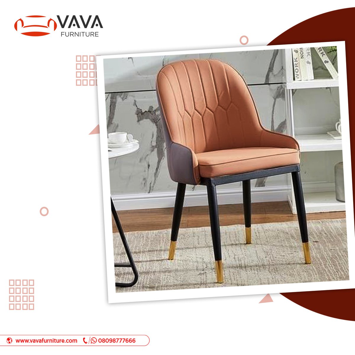 vavafurniture's tweet photo. Did you know every product sold by Vava is made from the best materials to ensure top quality and tested to ensure durability is achieved for every product sold?
#VavFurniture #Chiars #FurnitureChairs #Multipurposechairs #multipurpose #sinnglechairs #standingchairs #fourlegs https://t.co/m9aaEV1d2h
