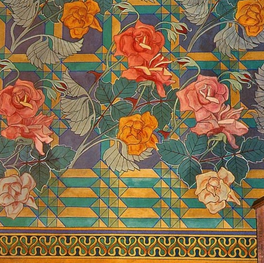 Young Poland incorporated traditional folk styles, geometric & organic patterns with the modern ideas of Art Deco & Art Nouveau as well as the British Arts & Crafts movement in search of a distinctly Polish artistic national identity set in international movements 2/