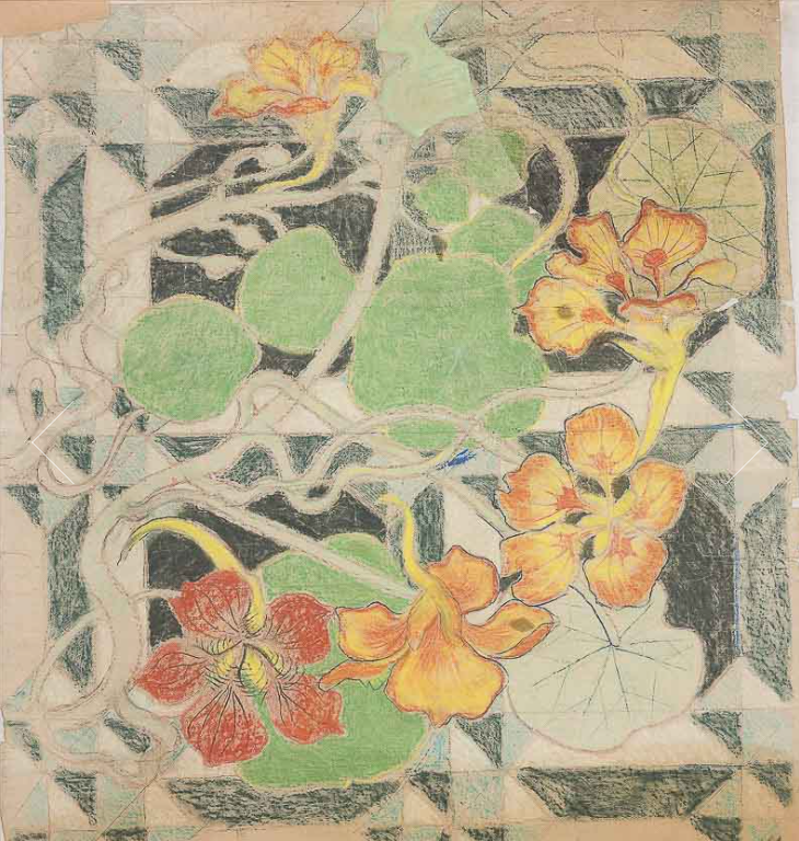 Young Poland incorporated traditional folk styles, geometric & organic patterns with the modern ideas of Art Deco & Art Nouveau as well as the British Arts & Crafts movement in search of a distinctly Polish artistic national identity set in international movements 2/