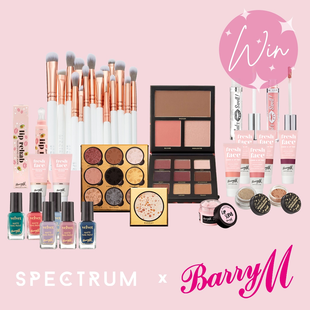 Looking to get creative #athome?💄 We've teamed up with <a href="/BarryMCosmetics/">Barry M Cosmetics</a> 💕 to give ONE lucky winner a chance to WIN this #lockdown makeup bundle!✨ ⁠

ENTER:
​💖 Like &amp; RT this post 
​💖 Make sure you're following @spectrumcollections 
​💖 Tag your bestie!
​
#Giveaway #Win
