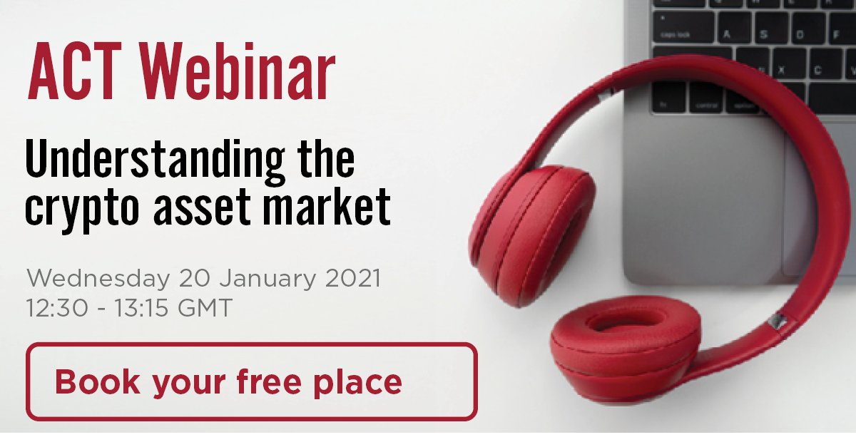 actupdate's tweet photo. Ever wondered about the crypto asset market? Join us on Wednesday for an #ACTwebinar with CFO @CopperHQ Ralph Payne, Head of Digital Treasury at Ingka Group (@IKEA) @maandahl and the ACT's Associate Director, Policy &amp; Technical @Nareshkaggarwal https://t.co/YmArP7GahH #actupdate https://t.co/iM7Gg1klve