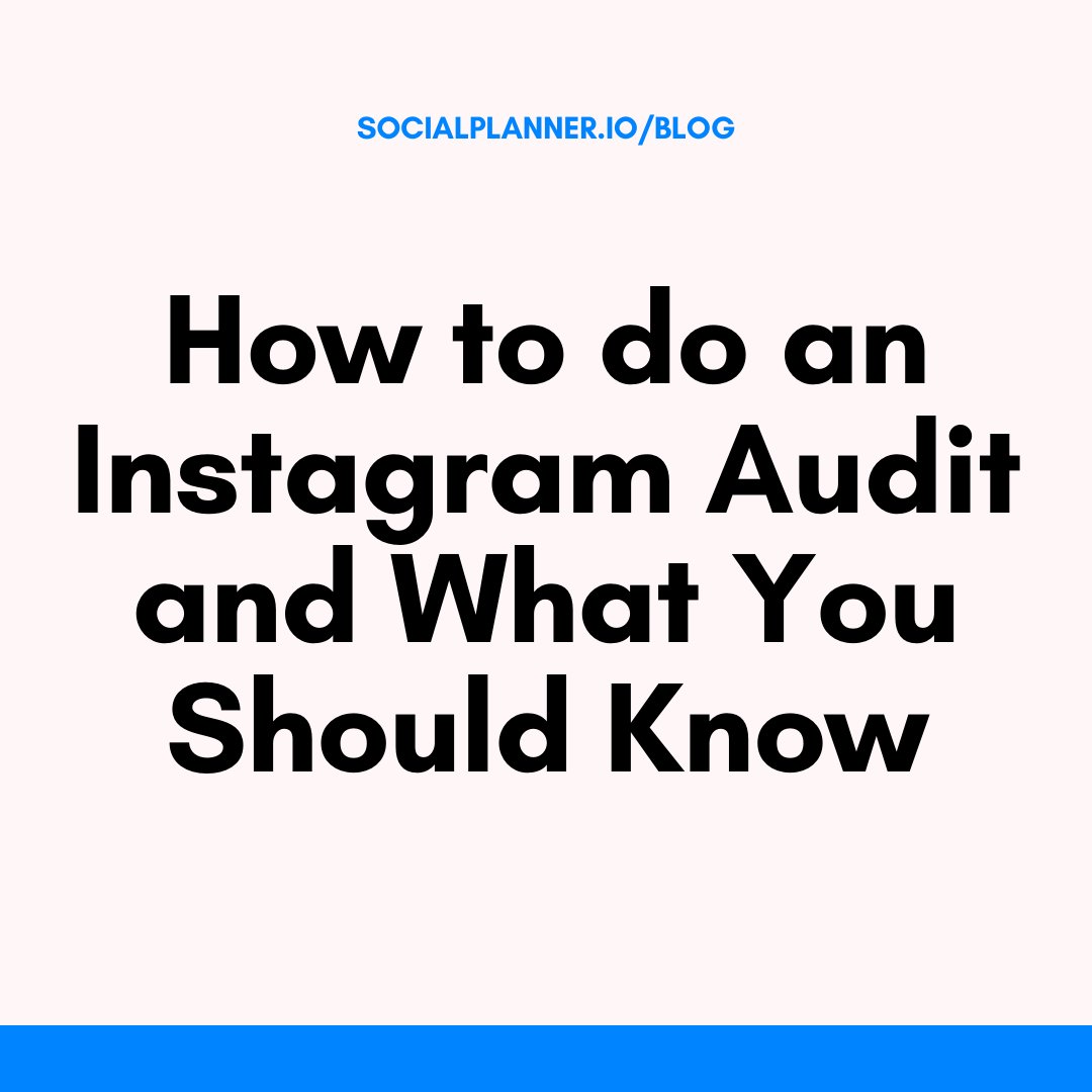 Instagram Audit Full Guide here in our latest blog post.
Link is in our bio ☝️☝️☝️

#socialplanner #contentcreator #marketing #workfromhome #stategy #smallbusiness #digitalmarketing #contentmarketing #business #SMM #blogger #socialmediamarketing #SEO #blogging #entrepreneur