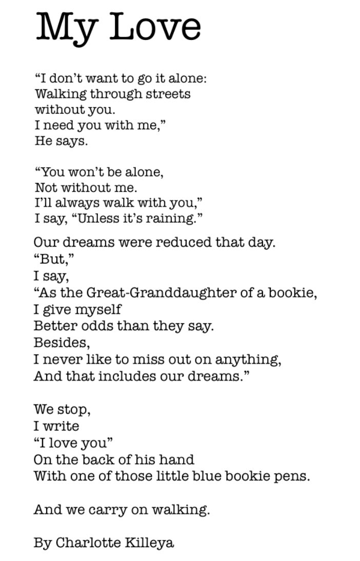 Just a little #poem that’s very personal to me. I have been working on it for a while. It’s about #hope #love and facing the future when you really learn you can’t and shouldn’t take it for granted. #poetry #sheffieldwriter #writingtherapy