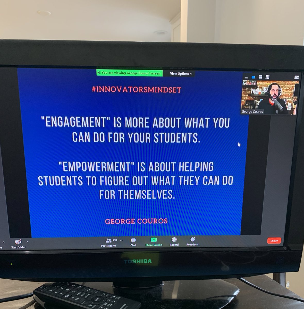 Gillian Collons (@mrscollons) on Twitter photo I could listen to <a href="/gcouros/">George Couros</a> all day. Engaging and inspirational! Flood out the negatives with positives ❤️ #wearechurchville #ignited205 I could listen to <a href="/gcouros/">George Couros</a> all day. Engaging and inspirational! Flood out the negatives with positives ❤️ #wearechurchville #ignited205