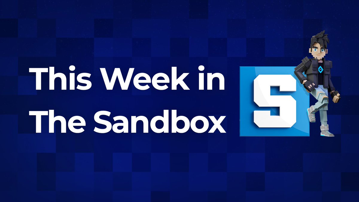 TheSandboxGame's tweet photo. An awesome week here at #TheSandbox...let’s take a look back at what’s been happening in the Metaverse… https://t.co/IZ3R3LiEuZ