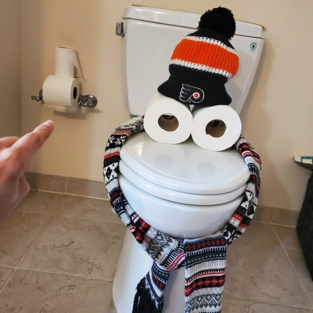 FRPLLC's tweet image. Is it @NHLFlyers beanie weather yet? And what's up with that toilet paper? Seriously?!?! 

@EPAwatersense @Charmin @TOTOUSA @ScootADoot
#veteranowned #BecauseAna #plumbing #draincleaning #efficiency #heating #cooling #plumber #toilet #southjesey #hiringplumbers #funnyfriday