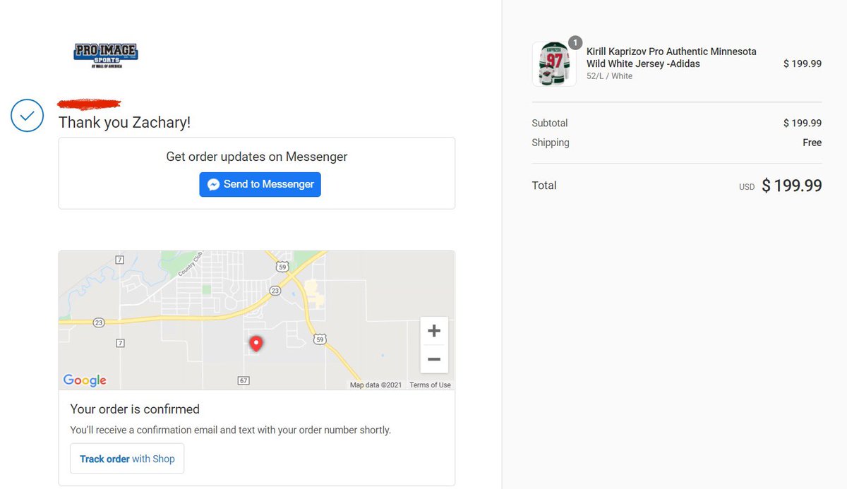 Yessir #Kaprizov #mnwild 

Beyond excited to finally have this guy!