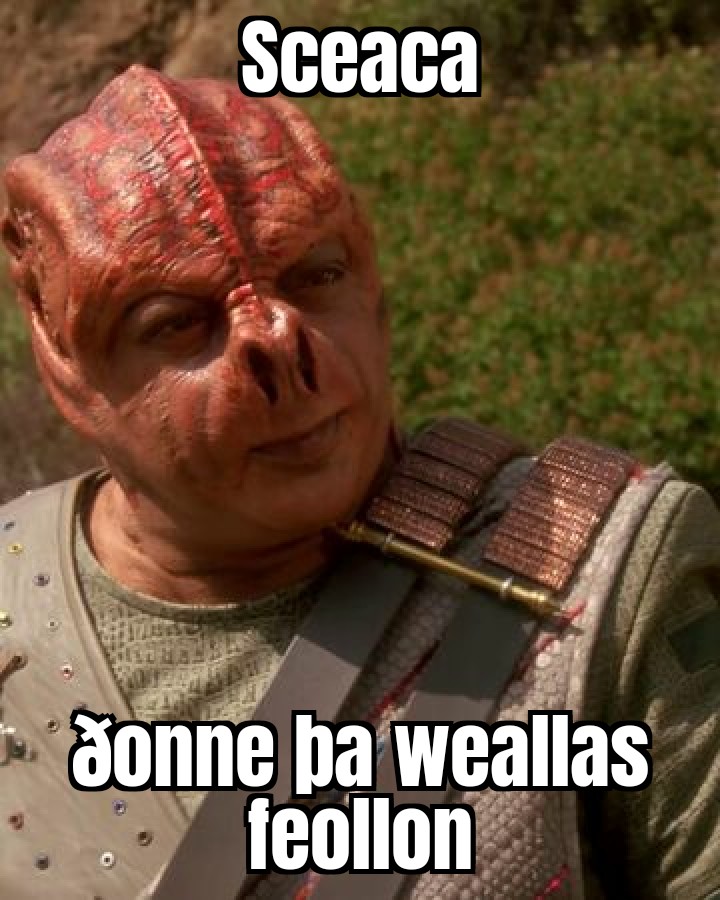 EaldEnglisc's tweet photo. Shaka
When the walls fell
#ealdenglisc #Oldenglish #Englisc #shakawhenthewallsfell #startrek #startrekthenextgeneration #startrektng https://t.co/2U4HnP10Ct