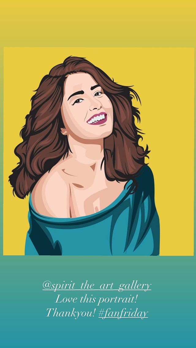 RaashiPage's tweet photo. Today very happy #Fanfriday 
Fan's Response only Gorgeous girl @RaashiKhanna Akka Only 💕💕💞💗💞💕💗💞💞💞💞
#RaashiKhanna #Fanfriday
#gorgerous #Drawing @TrendsRaashi https://t.co/tlMsahH95Z