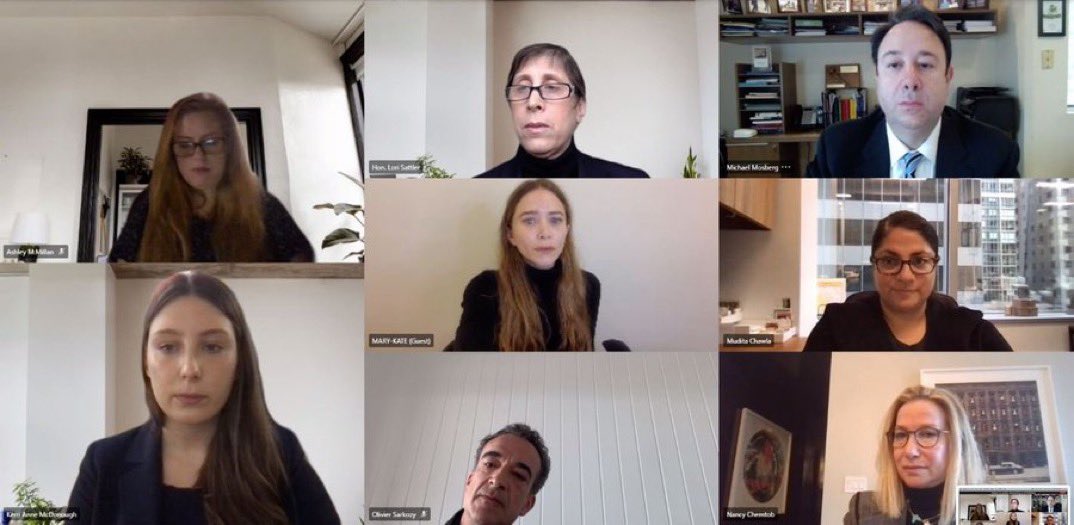 Mary Kate Olsen’s Zoom divorce proceedings.