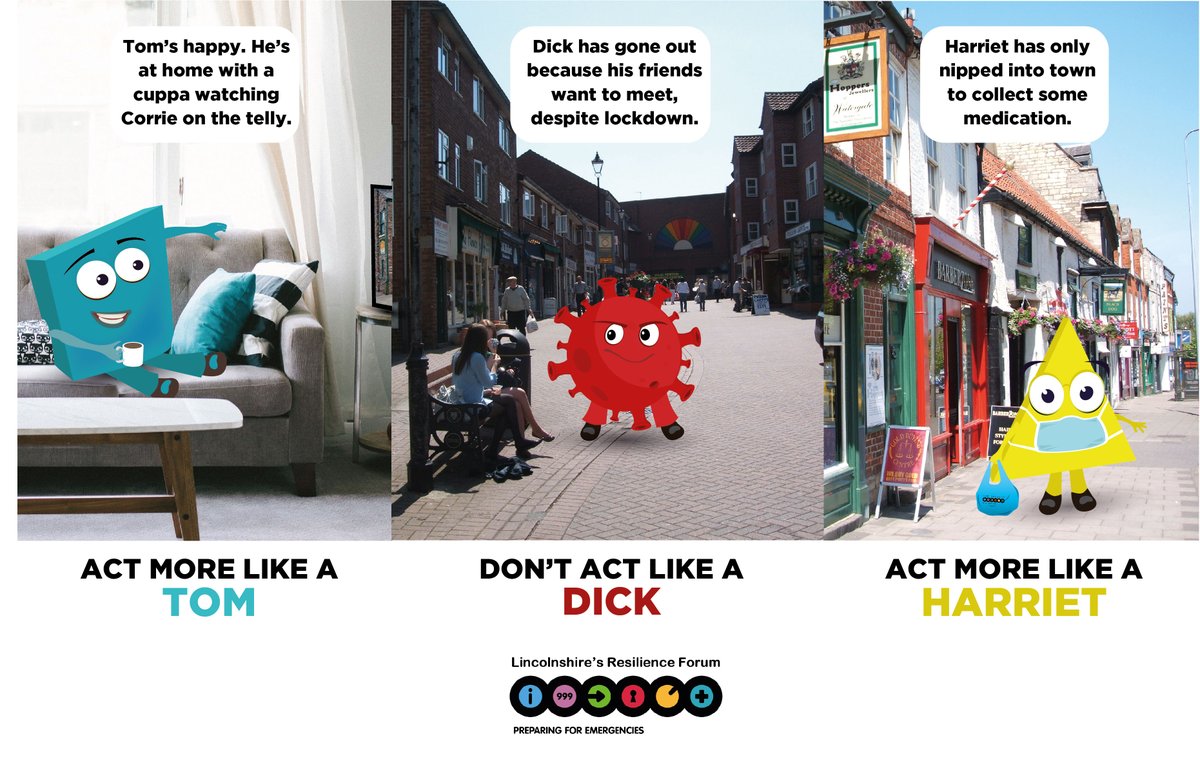 LincolnshireLRF's tweet photo. Tom’s doing the right thing. He acts like he has Covid and knows he has to #StayAtHome to protect himself and others. 
Act more like a Tom. #CovidUK https://t.co/KM6Pp6qN3Q
