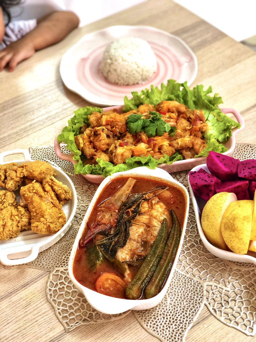 Mango chicken, asam pedas jenahak