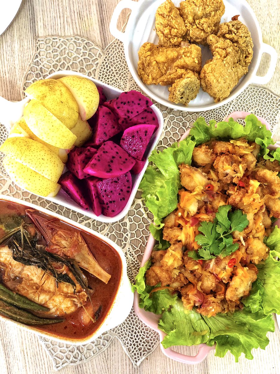 Mango chicken, asam pedas jenahak