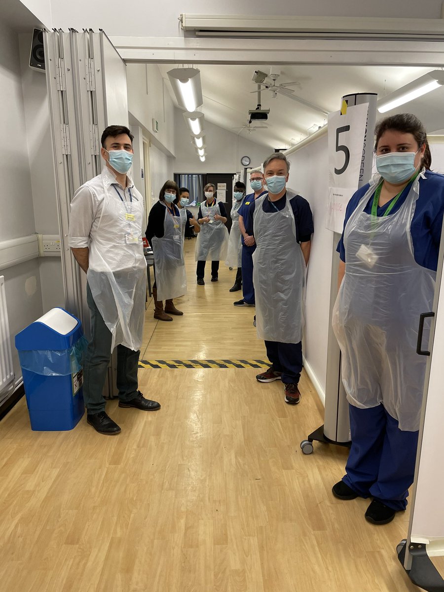 eley_joanna's tweet photo. What what do you do with a podiatrist, physio, research nurse, district nurse, educator, resus officer, apprentice lead and diabetic nurse?....vaccinate of course! @NHSHomerton @CatherinePelley @msmduah @sshardy62 @foothealthhuh @CityHackneyHV #OneTeam #vaccinationCovid https://t.co/9LoLPk2Rs6