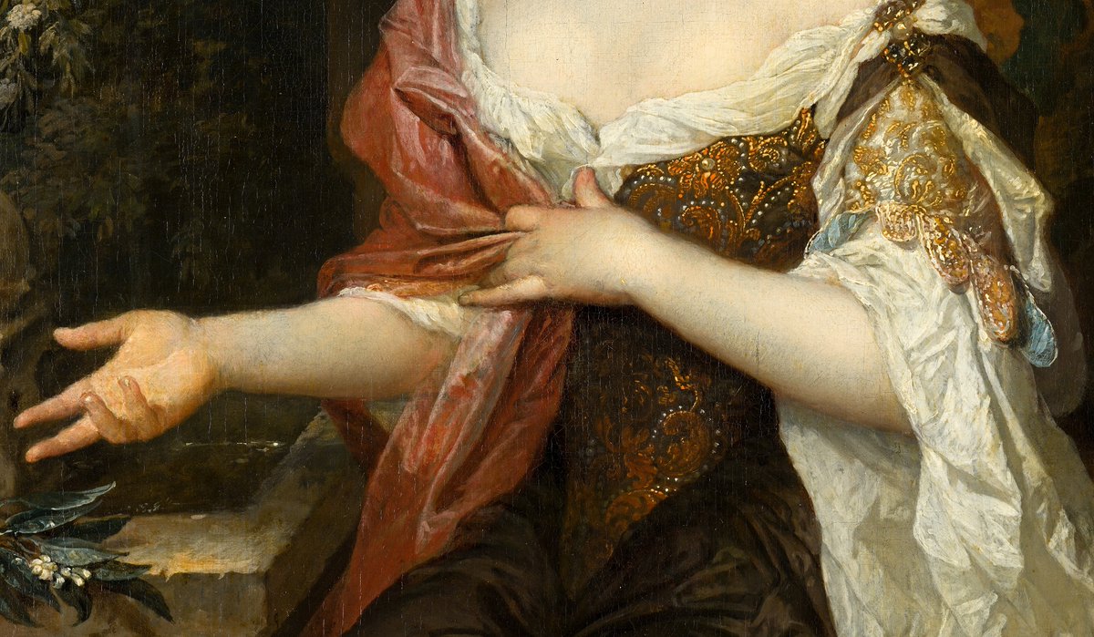 OldPortraiture's tweet photo. Died #OnThisDay in 1684: Dutch painter #CasparNetscher (1639-84)
Portrait of Maria Timmers (1658-1753), 1683
#Netscher #DutchBaroque https://t.co/7lG9X1IOOZ