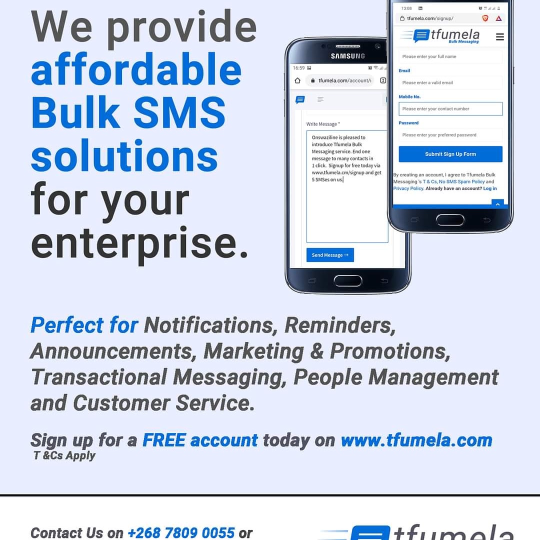 tfumelabulk's tweet photo. Affordable Bulk SMS solutions for your enterprise .Perfect for Notifications, Reminders, Announcements, Marketing &amp; Promotions, Transactional Messaging, People Management and Customer Service. Sign up for a FREE account today on https://t.co/ACXbPKZ4A5  #Web2SMS #TiniTwitter https://t.co/qjIvhpJHrR