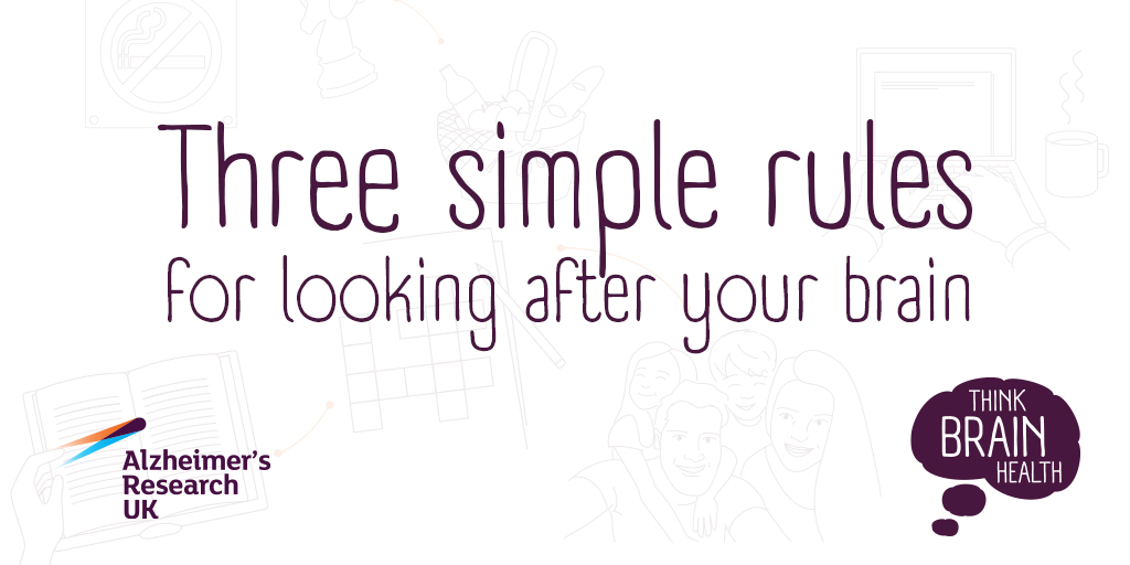 The latest evidence suggests that up to 40% of all cases of dementia are linked to factors we may be able to influence. It’s never too early, and never too late, to start thinking about your brain health.  alzheimersresearchuk.org/brain-health/b…