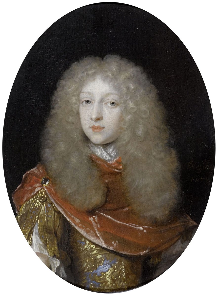 OldPortraiture's tweet photo. Died #OnThisDay in 1684: Dutch painter #CasparNetscher (1639-84)
Portrait of Friedrich August von Sachsen-Eisenach (1663-84), 1677
#Netscher #DutchBaroque https://t.co/DQJW16MvRg