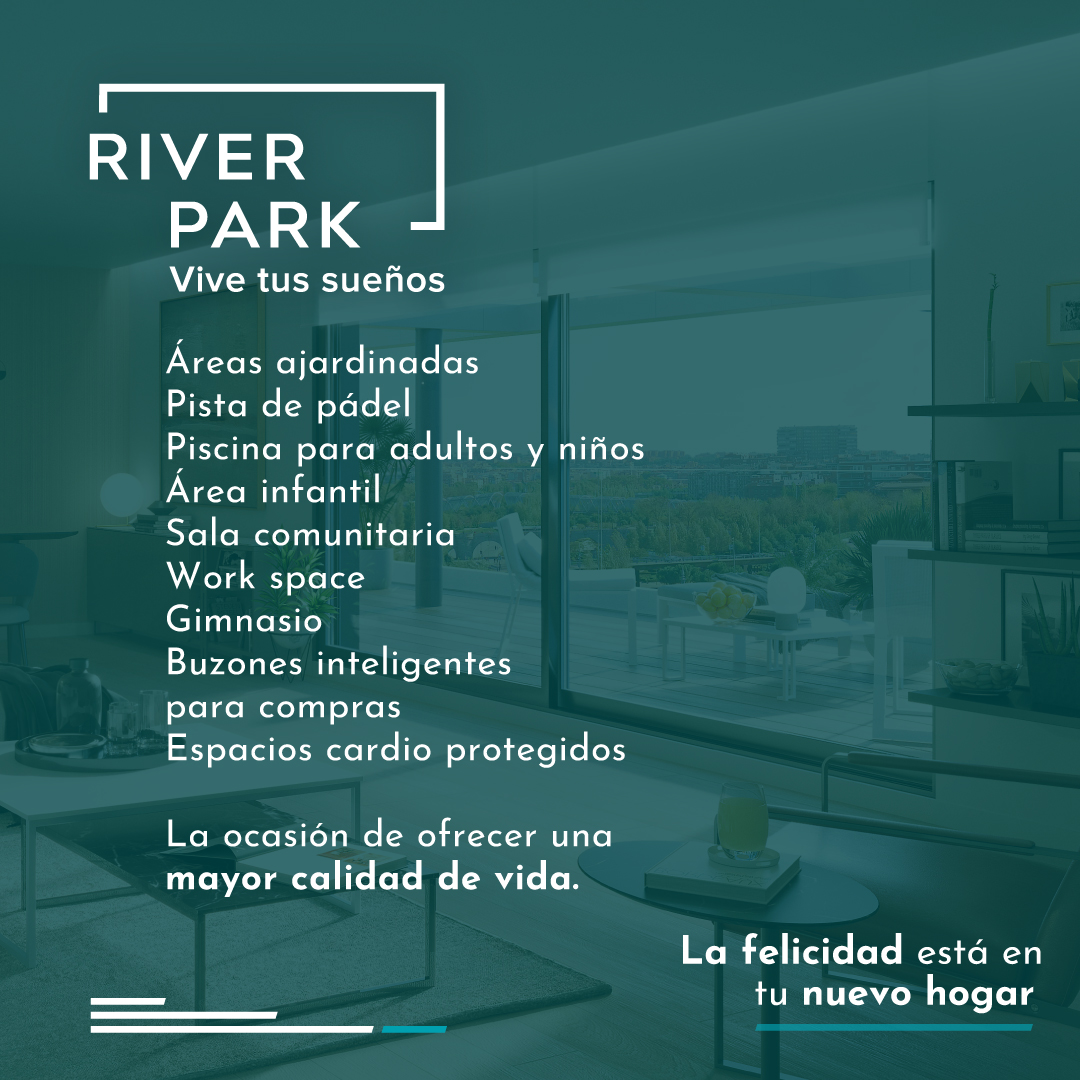 riberacalderon's tweet photo. #RIVERPARK es el proyecto inmobiliario situado en primera línea de Madrid Río, en el distrito de Arganzuela.✨ Cuenta con un total de 383 viviendas en las dos parcelas comercializadas.

🌐 Conoce los detalles del proyecto: https://t.co/G1YbkIuOgk

#RiberaDelCalderon #ViveMadrid https://t.co/e42MaynjZR