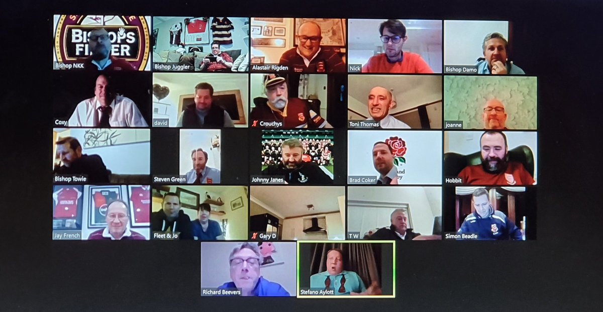 What do you get if you cross <a href="/BishopsFinger/">Bishops Finger</a> and <a href="/EssexBishops/">Essex Bishops XV</a> ? = A lot of fun and laughter ! Thank you for being a fantastic supporter and sponsor to <a href="/essexrugby/">Essex County RFU</a> over the years <a href="/ShepherdNeame/">Shepherd Neame</a> #RugbyFamily