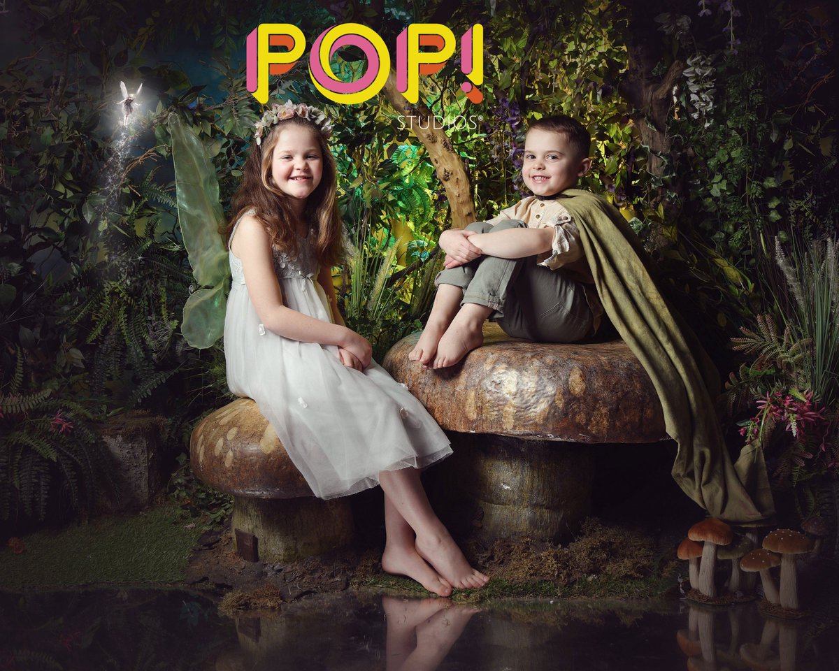Isla and Henry are keeping the toadstools warm for us! 🍄 We're missing you all and can't wait to welcome you all back for adventures as soon as it's safe! 🧚‍♀️

#Fairy #Unicorn #Woodland #ChildPortrait #Imagination #StudioLife #PopStudios #love #portraits #photography #Magic