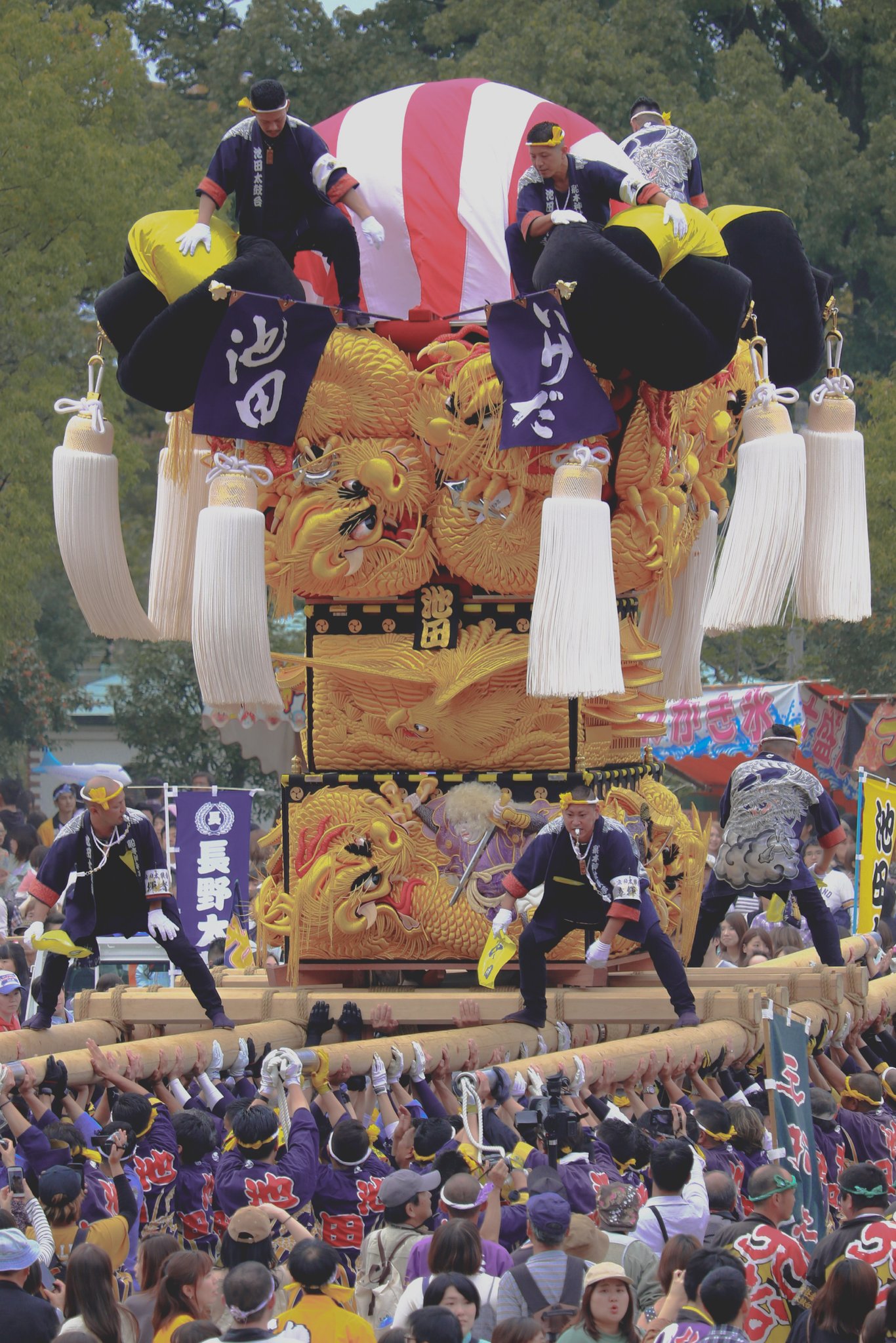 FUN 10月号② 　太鼓台特集 2022.10.18 角野地区 太鼓台 統一かきくらべ（北内太鼓台・喜光