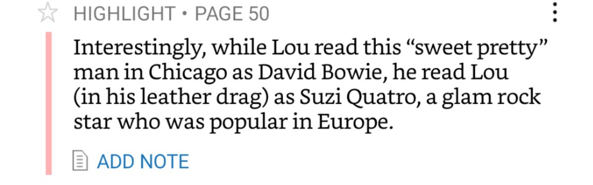 very much yelling bc ive always seen suzi quatro as giving off such transmasc vibes