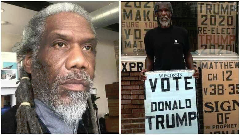 DepolableDuck's tweet photo. There was a man who once supported Trump, he was murdered by the BLM. Mr B. Trammel of Minn. no one remembers I bet. https://t.co/PKmdbZTCE8