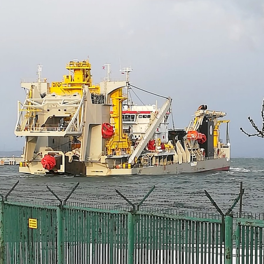 #NewVessel • Today, she's left the shipyard in #Poland: our new #CutterSuctionDredger #WillemvanRubroeck with an installed power of 40,975 kW is ready for the next challenge! Good luck!🍀👉🏻jandenul.com/fleet/cutter-s… #jandenul #wechallenge #shipping #remontowa #dredging