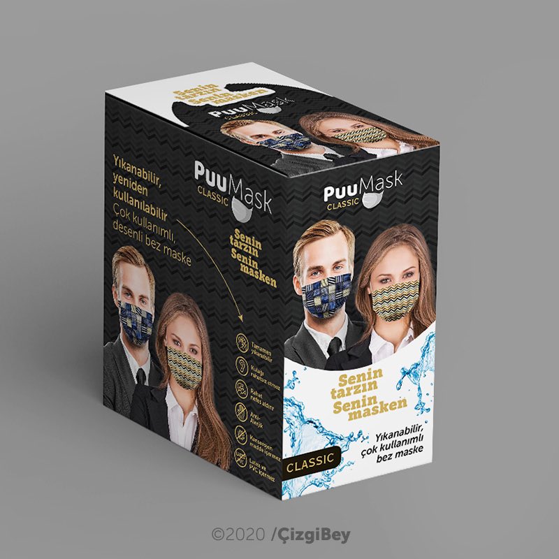 PuuMask® Classic Series Kutu Tasarımı

#puumask #maske #mask #bezmaske #desenlimaske #clothmask #patternmask #covid #vaccine #packagingdesign #packaging #ambalaj #ambalajtasarımı #ambalajtasarimi #worldpackagingdesign #box #boxdesign