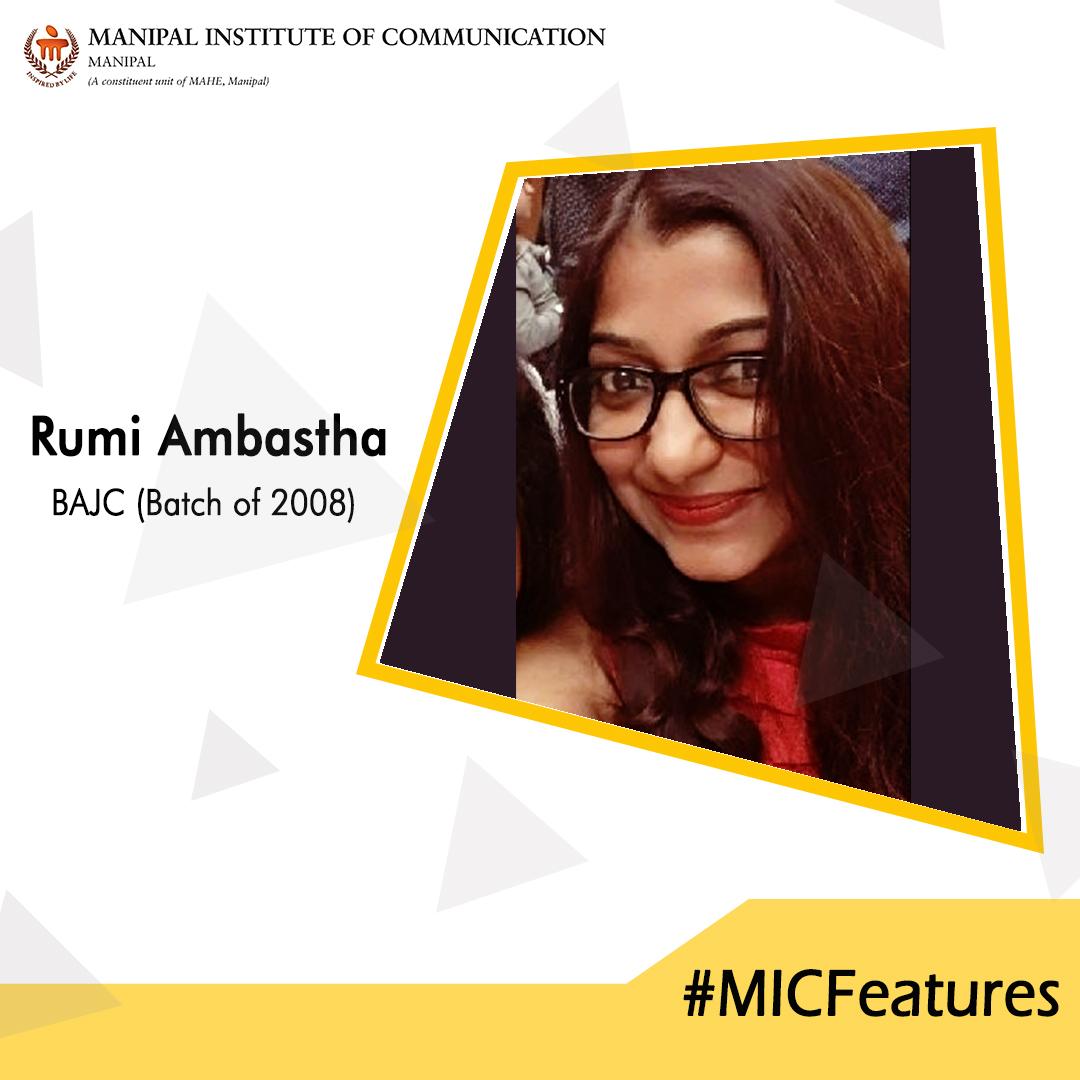 micmanipal's tweet photo. Rumi Ambastha, Director, Brand Marketing, @themancompany (BAJC '08), won a ‘Blue Elephant’ in Writing for Film Advertising, for ‘Gentleman Kisey Kehte Hai,' written by Gaurav Solanki & performed by @ayushmannk at the Kyoorius Creative Awards '20. @MAHE_Manipal #MICFeatures https://t.co/ub65oYnsHc