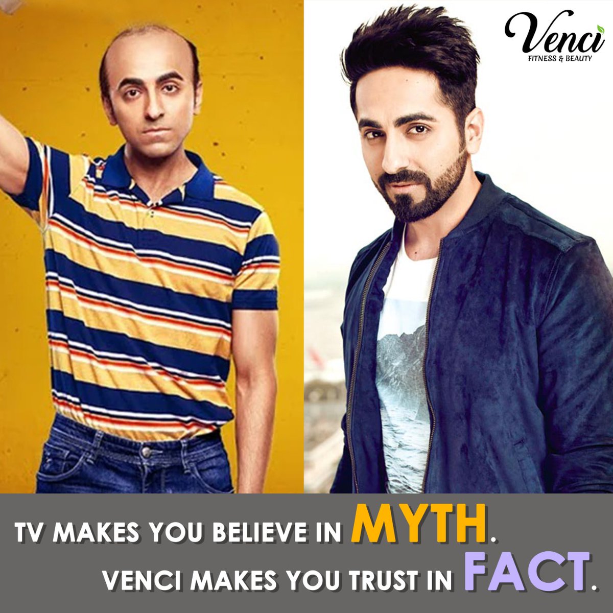NaniKaNuskha's tweet photo. Don’t regret like Bala and let Venci care for your hair.
@Vencicare is now coming online to solve your hair problems.
@ayushmannk @yamigautam @bhumipednekar @amarkaushik @viralbhayani77 
#Bala #ayushmaankhurana #vencifitnessandbeauty #BhumiPednekar #yamigautam https://t.co/aohN0zYepp