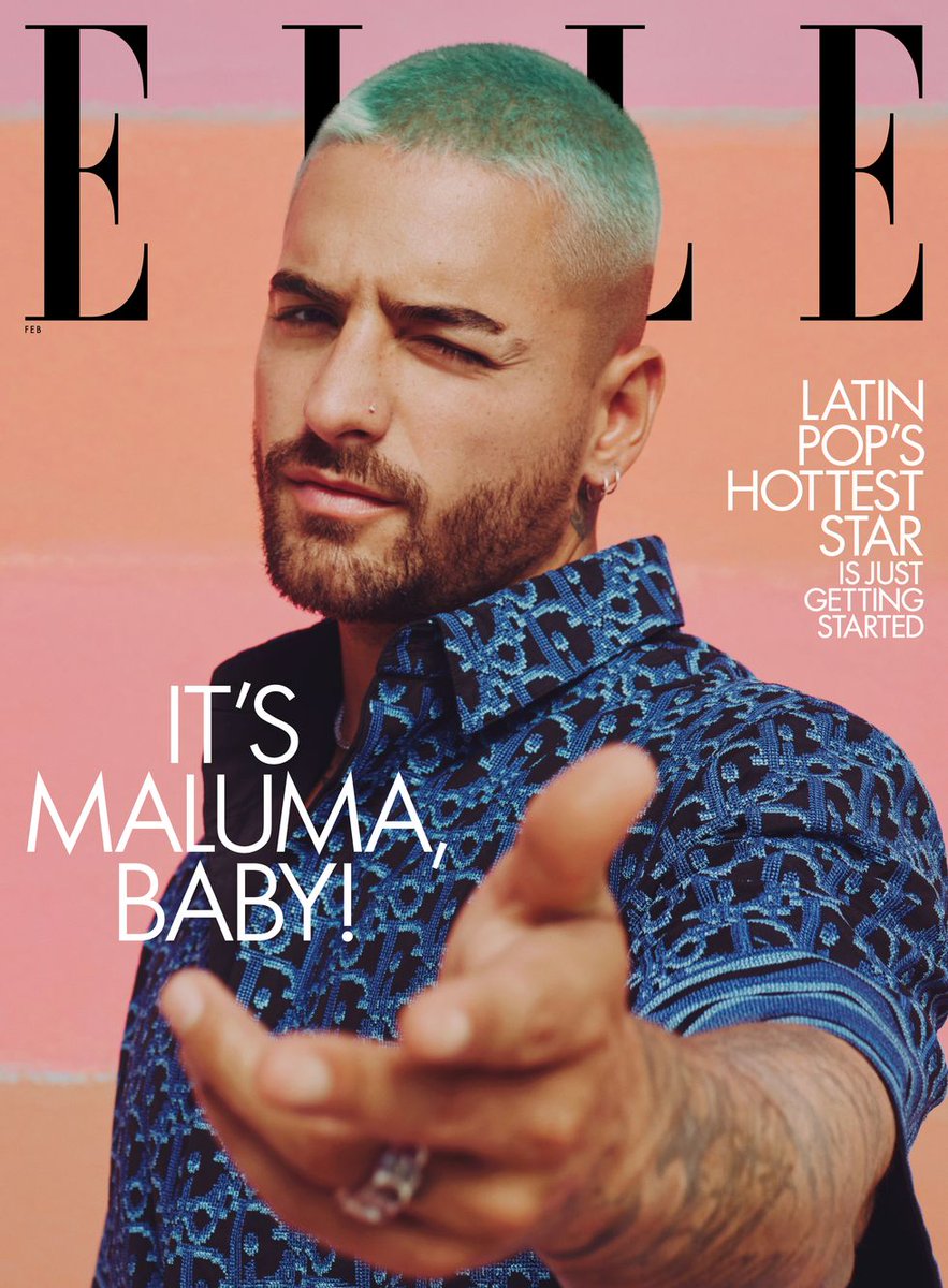 ninagarcia's tweet photo. Dicen que siempre hay una primera vez... y hoy, como Colombiana y editora-en-jefe de la revista @ELLEmagazine, estoy muy feliz de anunciar que un colombiano, @maluma, es el primer hombre en tener una portada en solitario en nuestra cabecera. https://t.co/oLUa6vtU8S