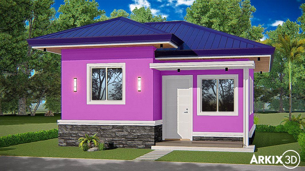 ARKIX3D on Twitter "ELEVATED 2 BEDROOMS SMALL HOUSE DESIGN Full Video