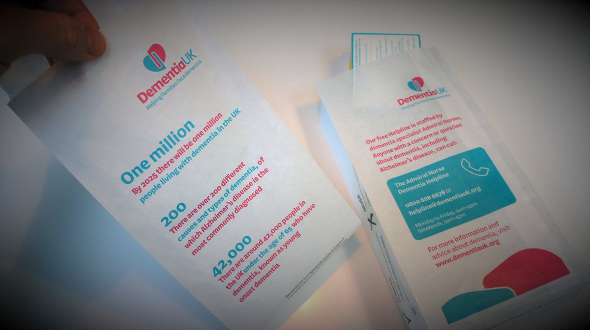 We're delighted that information about Dementia UK and our Admiral Nurse Dementia Helpline will be printed on pharmacy prescription bags and delivered to over 400 pharmacies in London and the West Midlands this month. 🩺Let us know if you spot one! #DementiaAwareness #DementiaUK