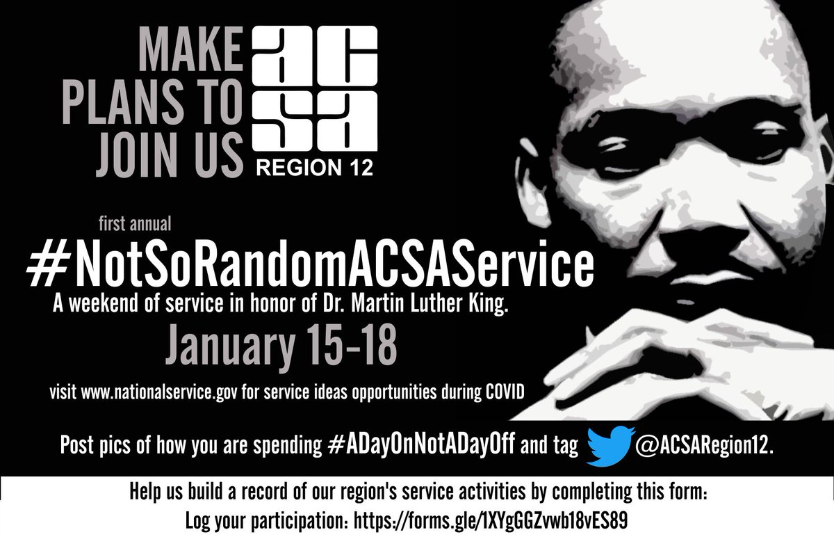 ACSARegion12's tweet photo. Record your service for the #NotSoRandomACSAService here: https://t.co/uJsHblMl6C. Looking for ideas of how to safely volunteer during the pandemic? Check out https://t.co/QgDCRCM2FO https://t.co/BEM8Lqp9Mn