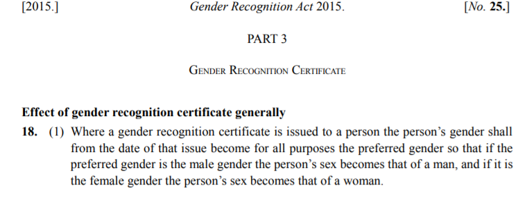 THREAD: How "Gender Identity" is taking precedence over sex in Ireland.In Ireland we have Self I.D, a man can change his legal status, his SEX, by filling in an A4 form.